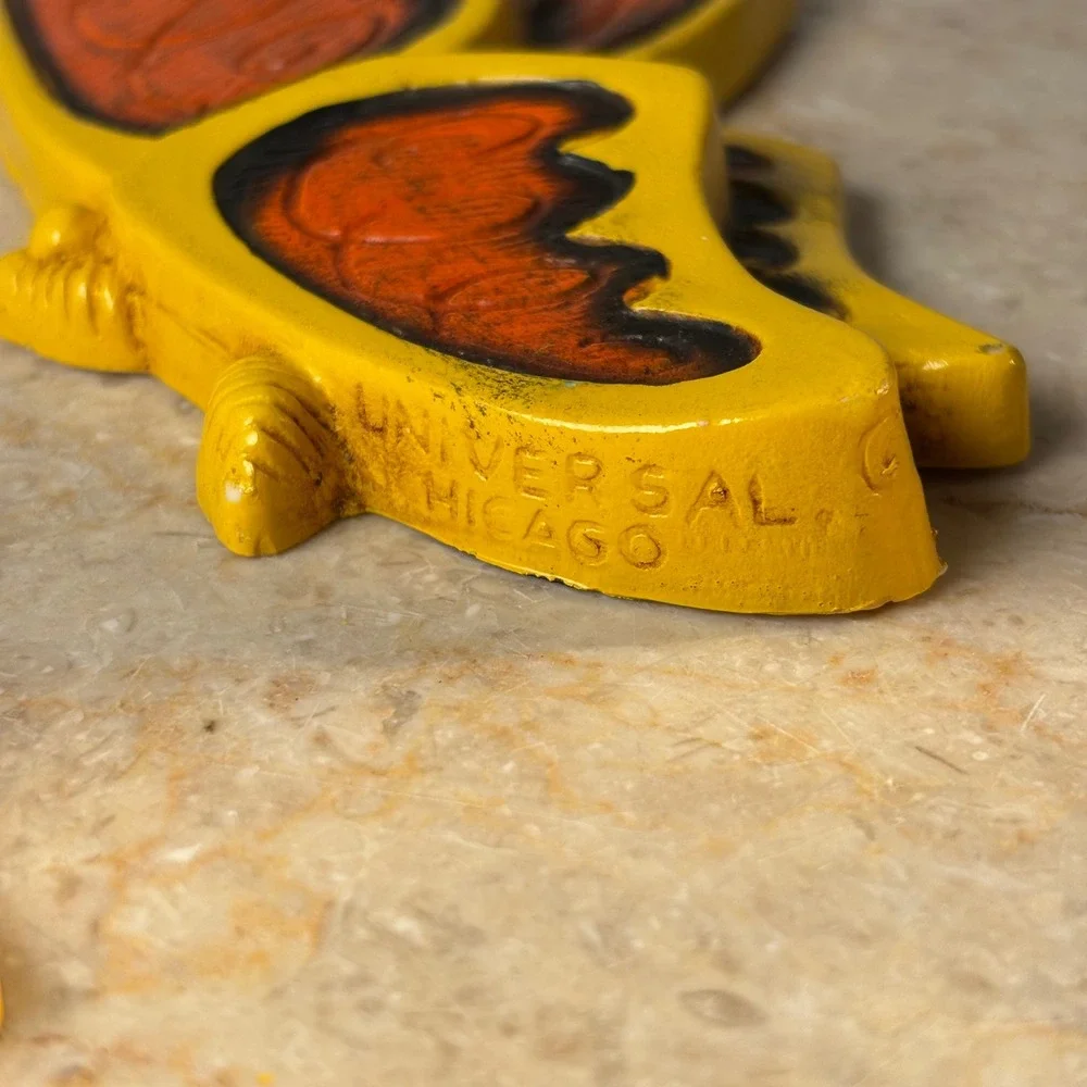 Universal Statuary Corp butterflies yellow color